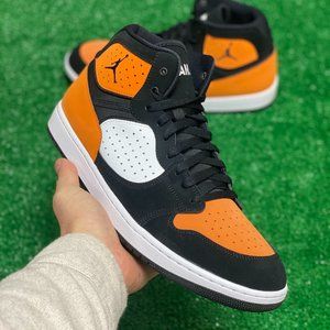 Jordan Access Mid Top Mens Shoes Orange Black White AR3762-008 NEW Multi Sz